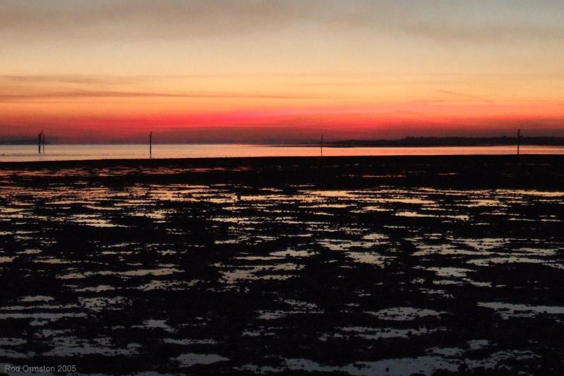 Sunset at Lepe, Hampshire, 17th November 2005.