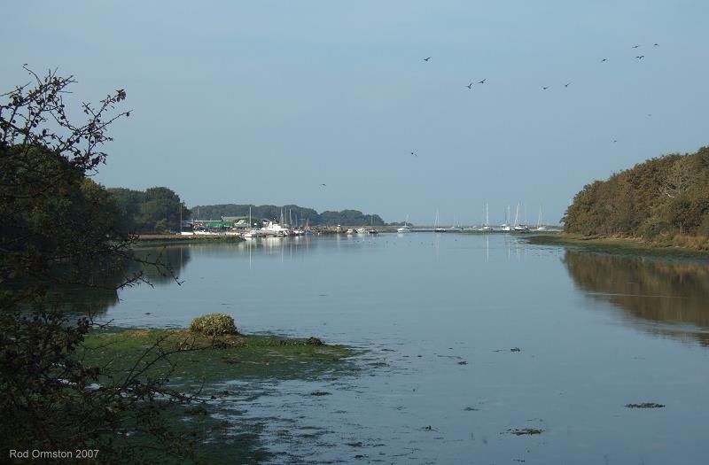 Tranquility - Shalfleet Quay, Newtown River, Isle of Wight in October 2007.