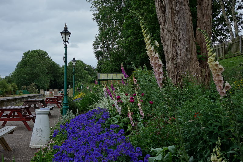 Shillingstone Station, Somerset & Dorset Railway, June 2013.