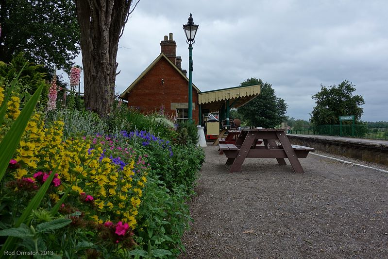 Shillingstone Station, Somerset & Dorset Railway, June 2013.