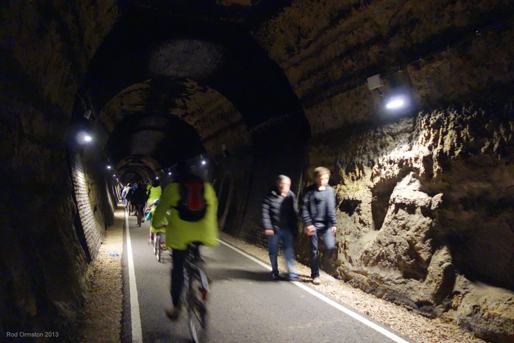 Combe Down Tunnel - 6th April 2013 - Two Tunnels Greenway opening day.