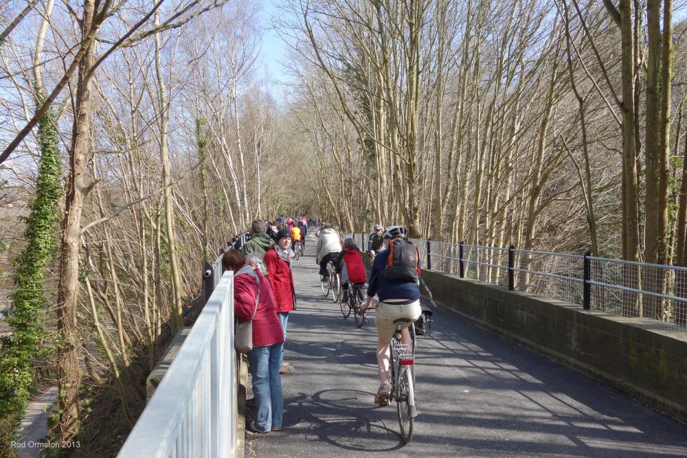 Lyncombe Vale - 6th April 2013 - Two Tunnels Greenway opening day.